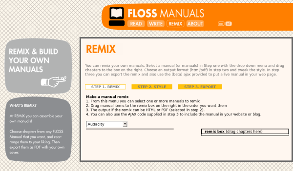 FLOSS Manuals Remix